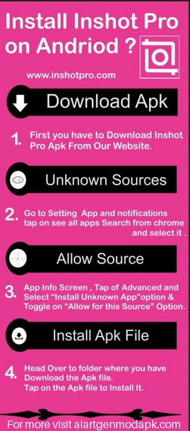 how to install inshot pro on android