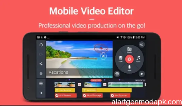 kinemaster mod apk video editor