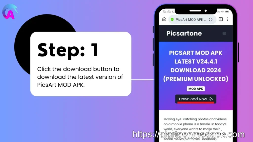 Picsart Mod App Download Step 1