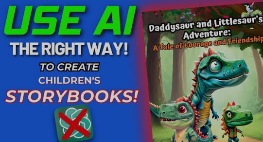 how to write children's book using ai​